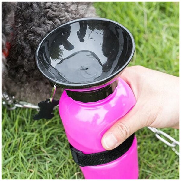 Sticla adapare animale de companie pentru picnic, ROZ AG604B - imagine 2