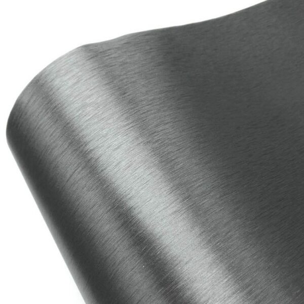 Folie colantare auto Aluminiu Polisat Antracit (1m x 1,52m) - imagine 4