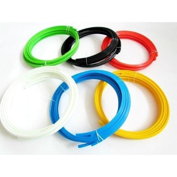 Set protectie jante, calitate Premium, 4 inele din plastic, culoare ALBASTRU - imagine 3