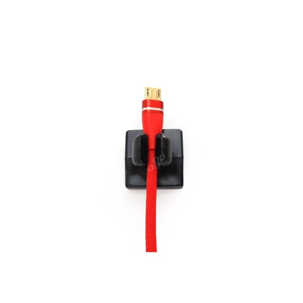 Set de 3 cleme din silicon pentru organizare cabluri - imagine 2