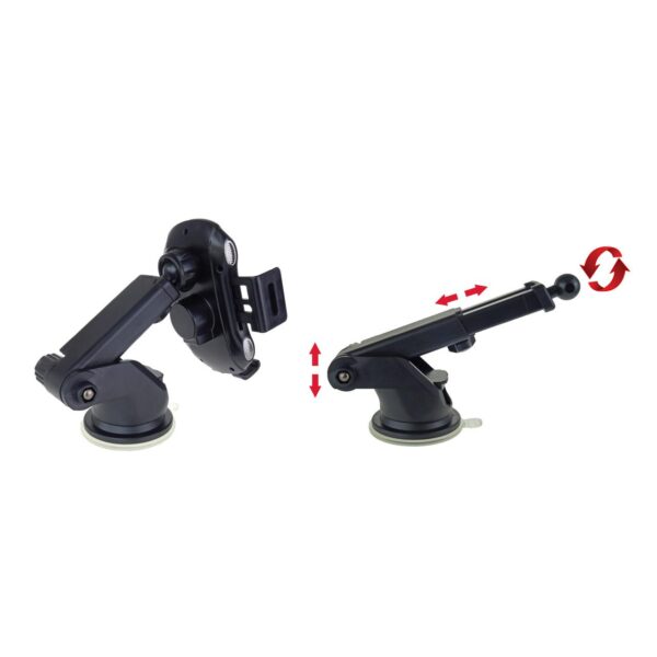 Suport auto inteligent pentru telefon cu incarcare wireless PHW-02 - imagine 4