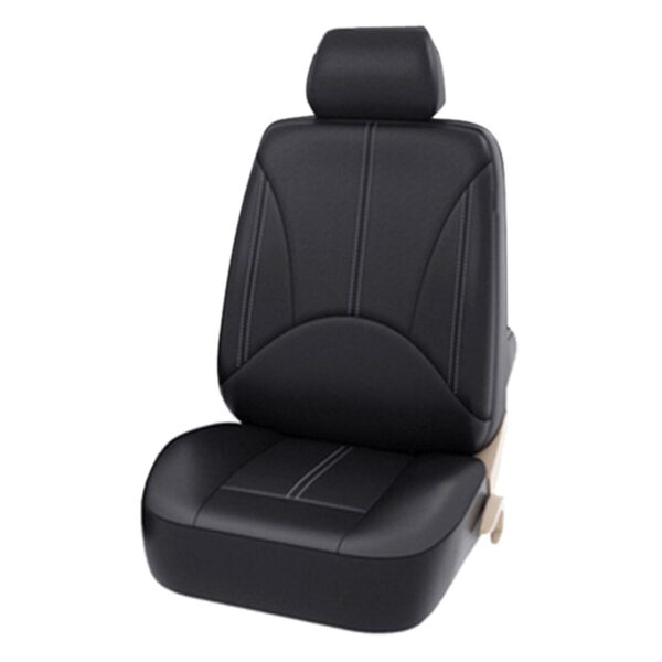 Set 11 huse scaun auto UNIVERSALE din piele ecologica NEGRU AG338E - imagine 2