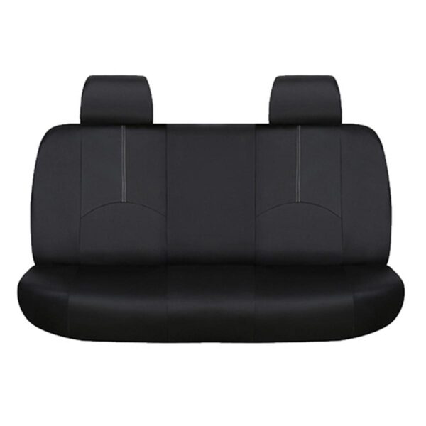 Set 11 huse scaun auto UNIVERSALE din piele ecologica NEGRU AG338E - imagine 4