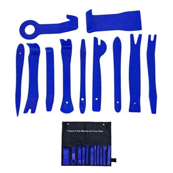 Set Profesional cu 11 chei extractoare pentru demontarea tapiteriei auto, AVX-AG559E - imagine 2