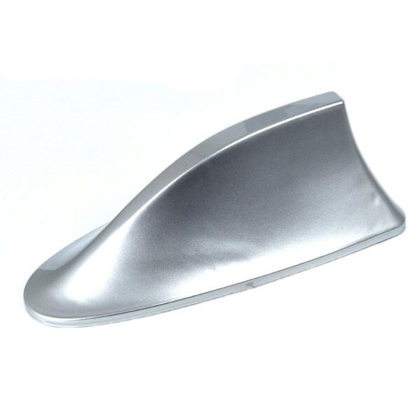 Antena auto activa AM - FM tip "SHARK TAIL" culoare SILVER - imagine 2