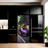 Folie imprimata color pentru decor Frigider, dimensiune 200 x 90cm, model: AVX-FR07