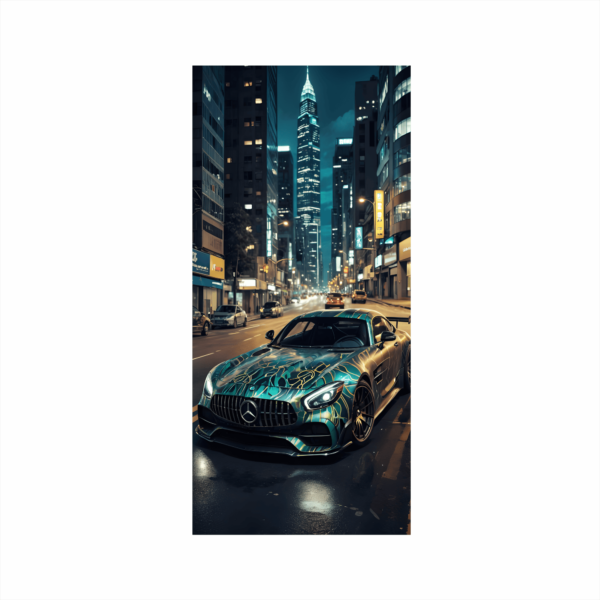 Folie imprimata color pentru decor Usa, dimensiune 200 x 90cm, model: AVX-DR09 - imagine 2