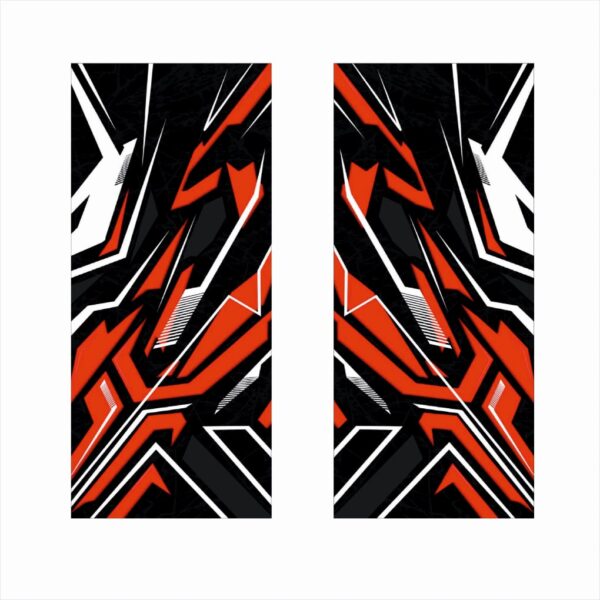 Set 2 stickere decorative pentru stalpii usilor, print autoadeziv de inalta rezolutie, dimensine 2 buc x 50 x 22 cm , cod: AVX-SSU-28 - imagine 2