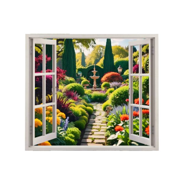 Folie imprimata color pentru decor perete locuinta, dimensiune 125 x 110cm, model: VIEW TO HAVEN 12 - imagine 2