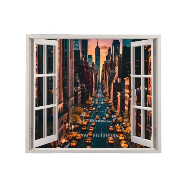 Folie imprimata color pentru decor perete locuinta, dimensiune 125 x 110cm, model: VIEW TO HAVEN 19 - imagine 2