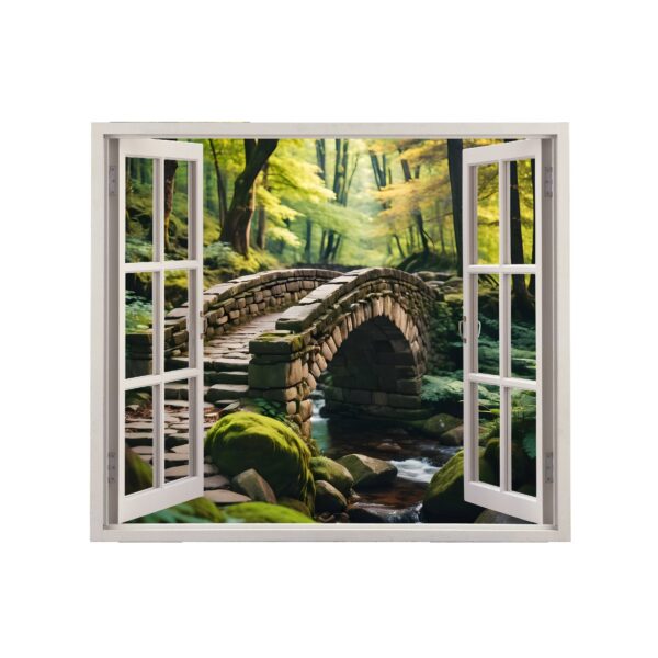 Folie imprimata color pentru decor perete locuinta, dimensiune 125 x 110cm, model: VIEW TO HAVEN 31 - imagine 2