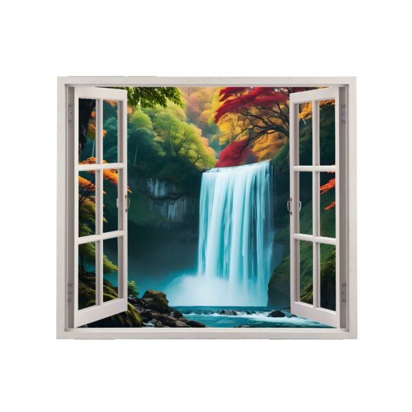 Folie imprimata color pentru decor perete locuinta, dimensiune 125 x 110cm, model: VIEW TO HAVEN 39 - imagine 2