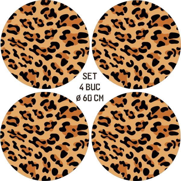 Set 4 Folii Imprimate Outdoor cu EcoSolvent, autoadezive, pentru decorarea jantelor auto, dimetru 60 cm, model FJT-12 - imagine 4