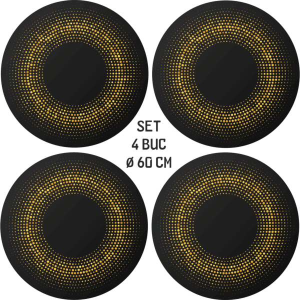 Set 4 Folii Imprimate Outdoor cu EcoSolvent, autoadezive, pentru decorarea jantelor auto, dimetru 60 cm, model FJT-41 - imagine 4