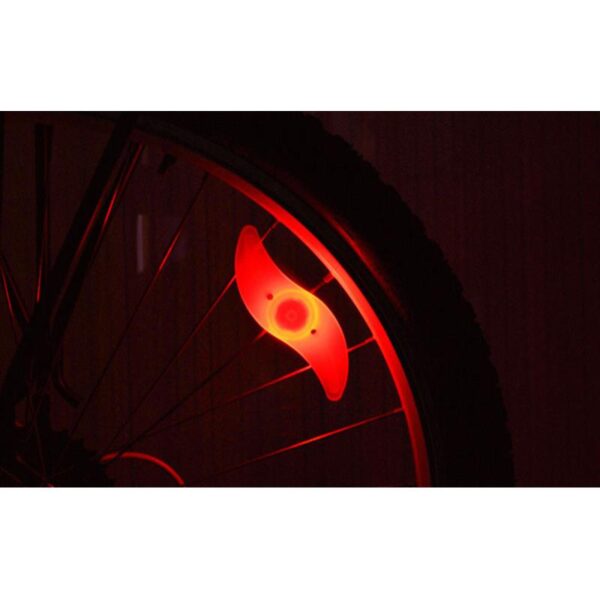 Lumina LED Ambientala pentru bicicleta - ROSU - imagine 3