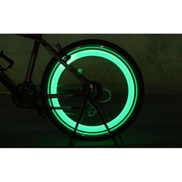 Lumina LED Ambientala pentru bicicleta - VERDE - imagine 3