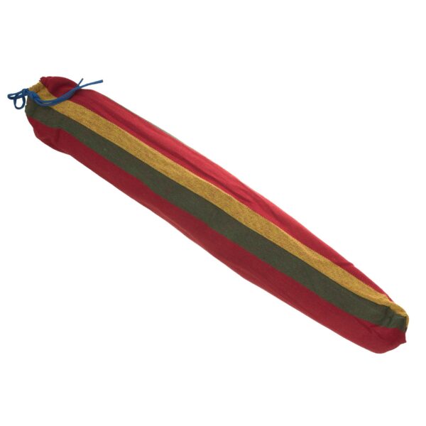 Hamac Multicolor Dublu (2 persoane), 200 x 150 cm, cu bara de 80 cm - ROSU - imagine 2