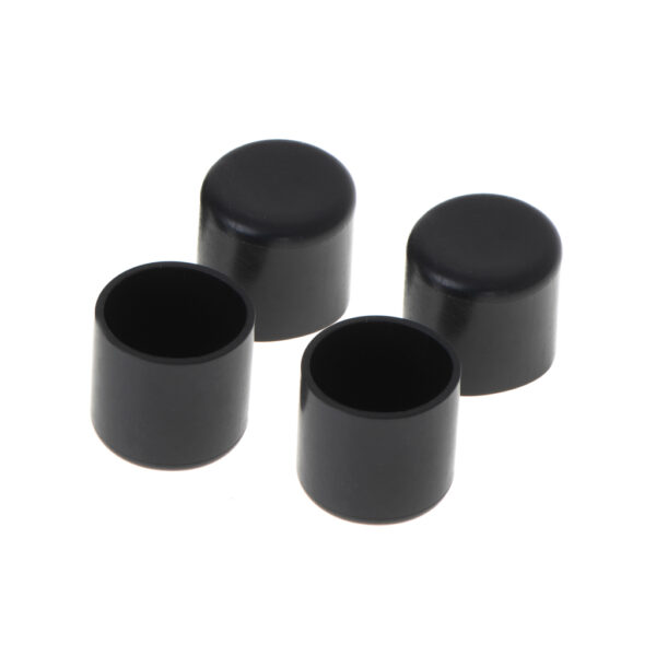 Set 4 buc. protectii anti-zgarieturi picioare scaun, diametru 19mm, culoare neagra - imagine 4