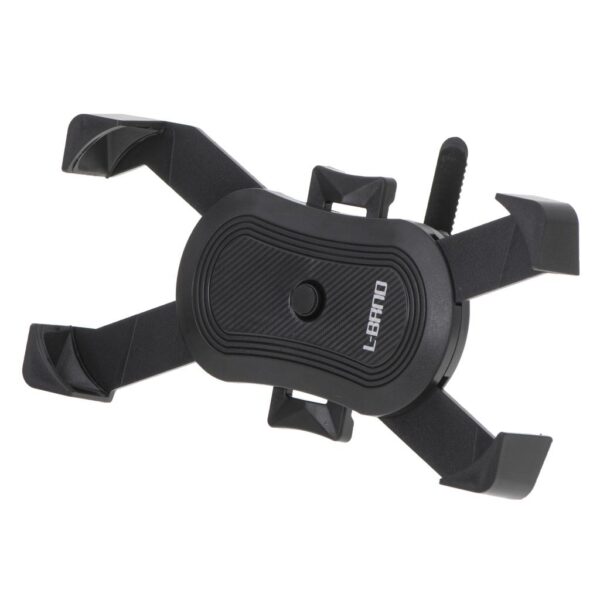 Suport Telefon cu 4 brate, montaj pe Motocicleta sau Bicicleta, culoare Neagra - imagine 3