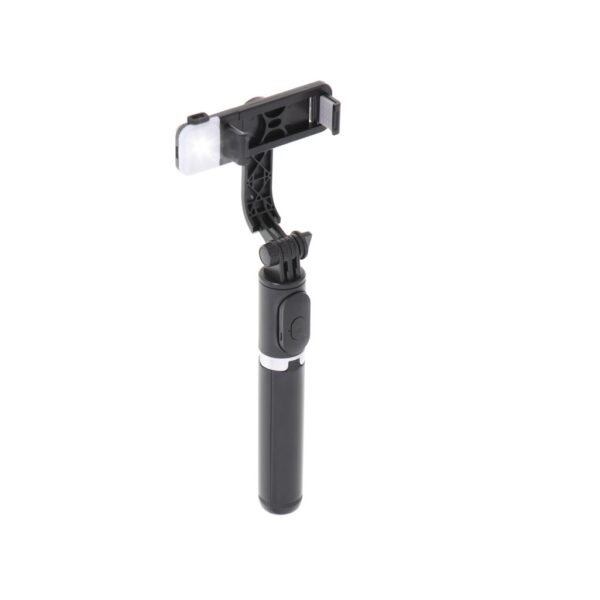 Set 3in1, Selfie Stick cu Lampa LED si Trepied, conectare Bluetooth, alimentare USB - imagine 12