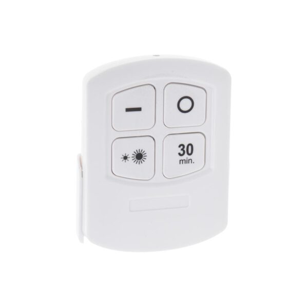 Set 6 Lampi LED Wireless, autoadezive, cu telecomanda, pentru iluminat scari sau mobilier - imagine 6