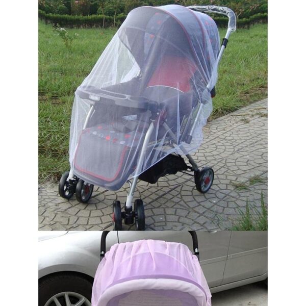 Plasa de Tantari elasatica pentru carucior bebelus, 140 cm - imagine 3