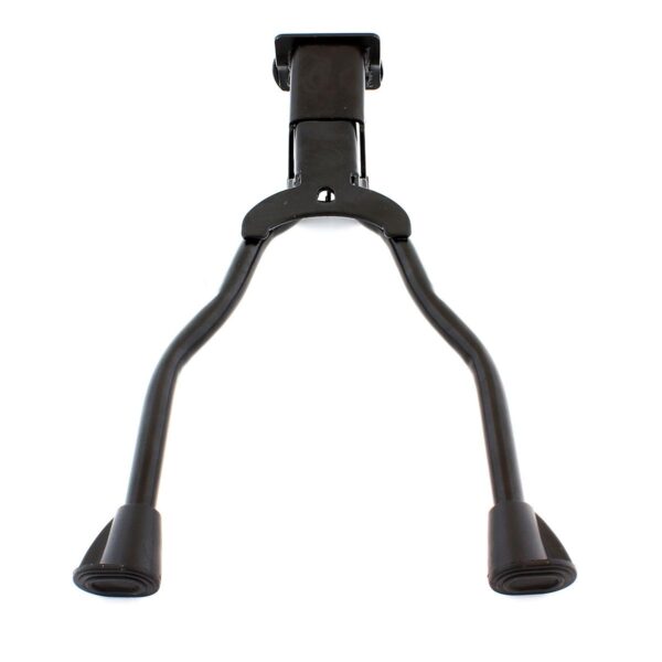 Cric bicicleta cu picior dublu, culoare neagra - imagine 2