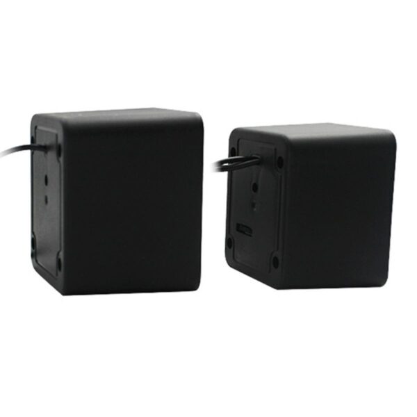 Boxe Stereo 2.0 cu conectare USB & Jack, putere 2 x 3W, culoare neagra - imagine 5