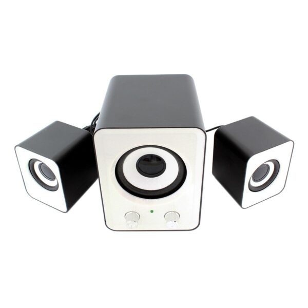 Boxe Stereo 2.1 cu conectare USB & Jack, putere 5W + 2 x 3W - imagine 2
