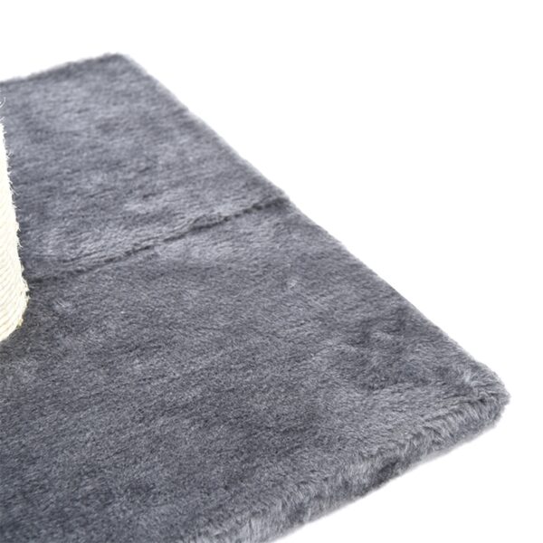 Jucarie interactiva pentru pisici, model stalp cu ciucur, 100cm, culoare bej - imagine 4