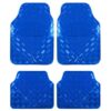 Covorase Auto Universale, model Diamond, culoare Crom Albastru