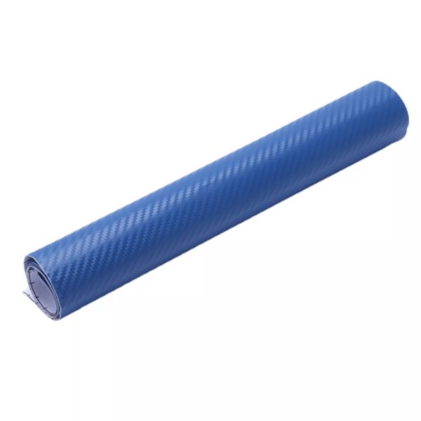 Folie colantare auto Carbon 3D - Albastru (3m x 1,27m) - imagine 2