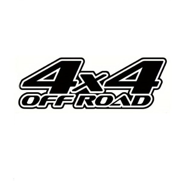 Sticker autoadeziv pentru vehicule Off Road, model "4x4 Off Road", dimensiune 29 x 11 cm, culoare Neagra - imagine 2