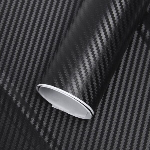 Folie colantare auto Carbon 3D - Negru (3m x 1,27m)