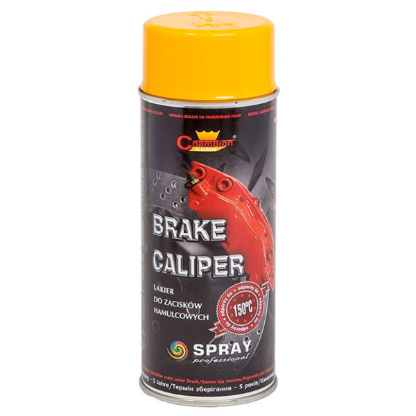 Spray Vopsea Rezistenta Termic pentru Etrieri, culoare Galben, 400ml, Champion Color, 150 °C - imagine 2
