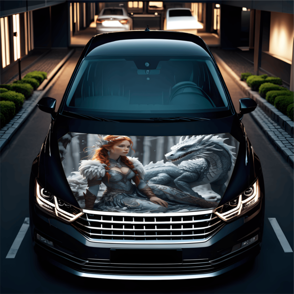 Folie Capota Auto "Hood Art" rezistenta la exterior, marime L (180 x 130cm) - Cod: AVX-CAPOTA-014L - imagine 2