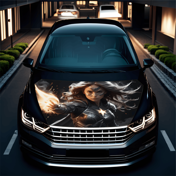 Folie Capota Auto "Hood Art" rezistenta la exterior, marime M (165 x 120cm) - Cod: AVX-CAPOTA-016M - imagine 2