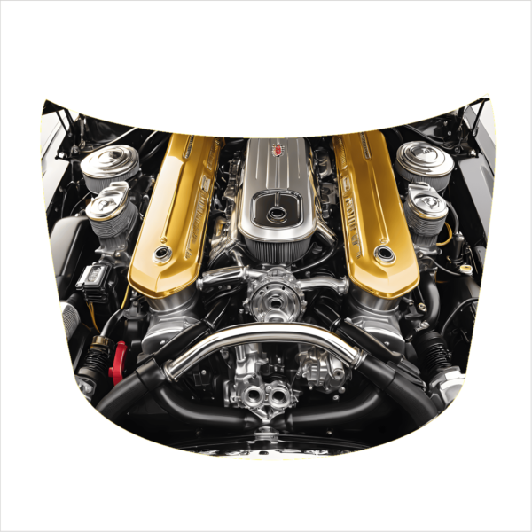 Folie Capota Auto "Hood Art" rezistenta la exterior, marime L (180 x 130cm) - Cod: AVX-CAPOTA-018L - imagine 3