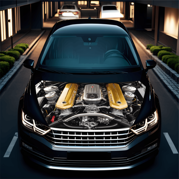 Folie Capota Auto "Hood Art" rezistenta la exterior, marime S (150 x 110cm) - Cod: AVX-CAPOTA-018S - imagine 2