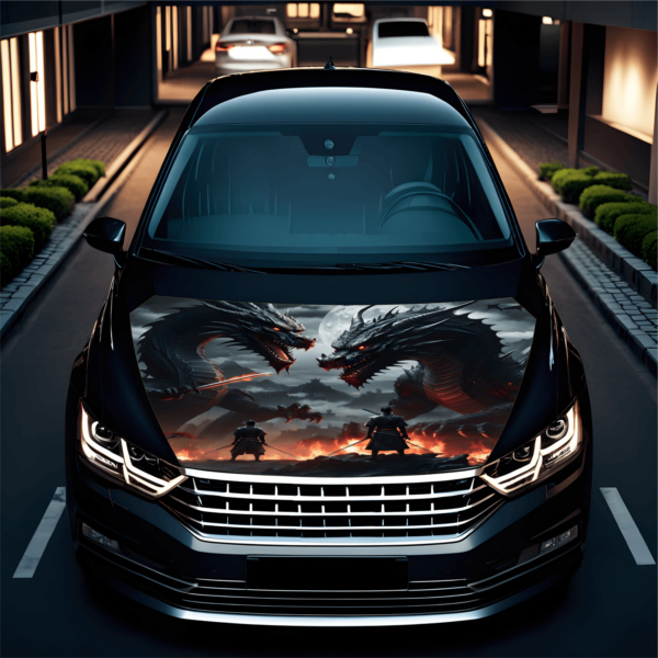 Folie Capota Auto "Hood Art" rezistenta la exterior, marime S (150 x 110cm) - Cod: AVX-CAPOTA-022S - imagine 2