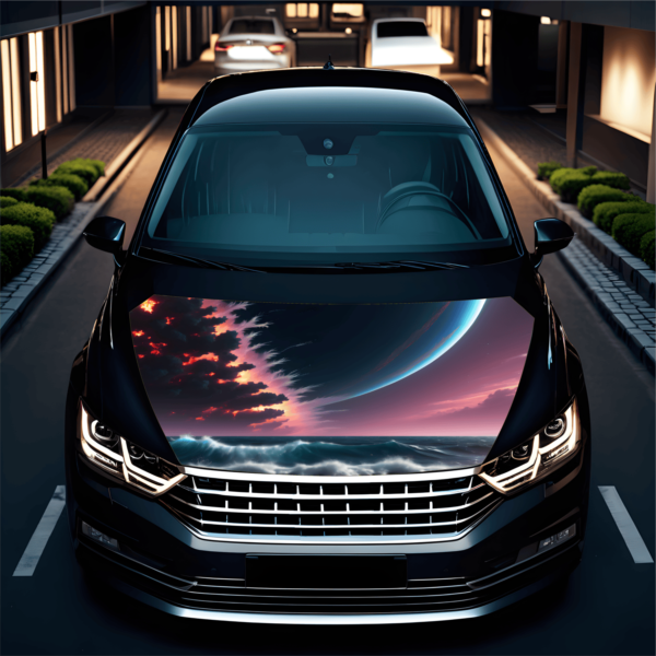 Folie Capota Auto "Hood Art" rezistenta la exterior, marime L (180 x 130cm) - Cod: AVX-CAPOTA-023L - imagine 2