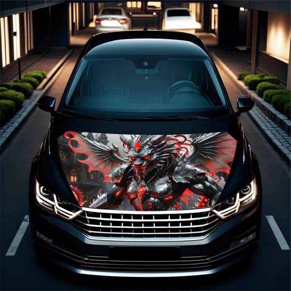 Folie Capota Auto "Hood Art" rezistenta la exterior, marime S (150 x 110cm) - Cod: AVX-CAPOTA-025S - imagine 2