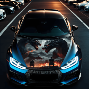 Folie Capota Auto "Hood Art" rezistenta la exterior, marime M (165 x 120cm) - Cod: AVX-CAPOTA-022M