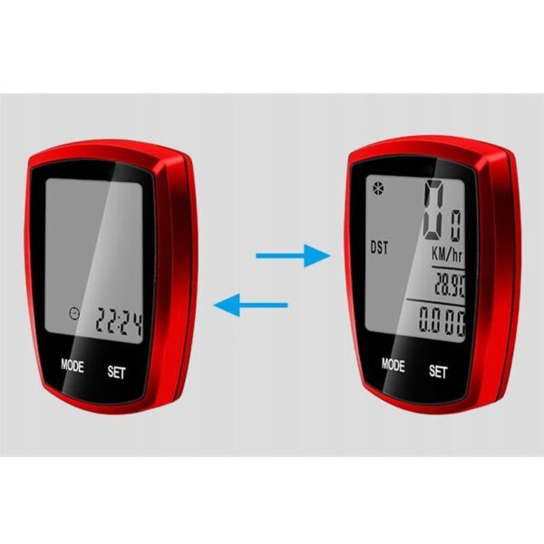 Vitezometru Digital, wireless, waterproof, pentru bicicleta cu roti intre 14 - 29 inch, model AVX-WT-YS-589 - imagine 5