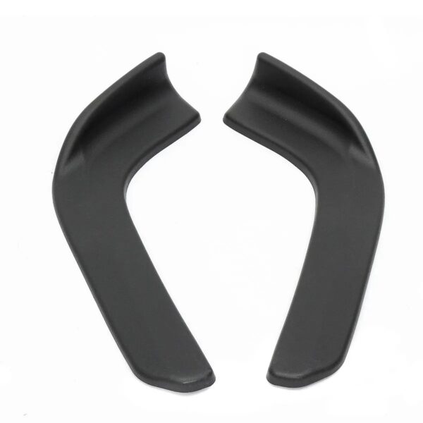 Set 2 buc. aripioare Racing, prelungire bara tuning din plastic culoare neagra - imagine 10