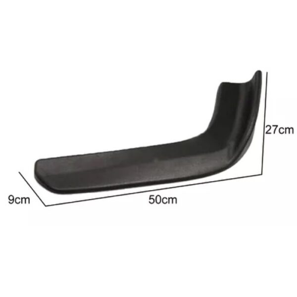 Set 2 buc. aripioare Racing, prelungire bara tuning din plastic culoare neagra - imagine 9