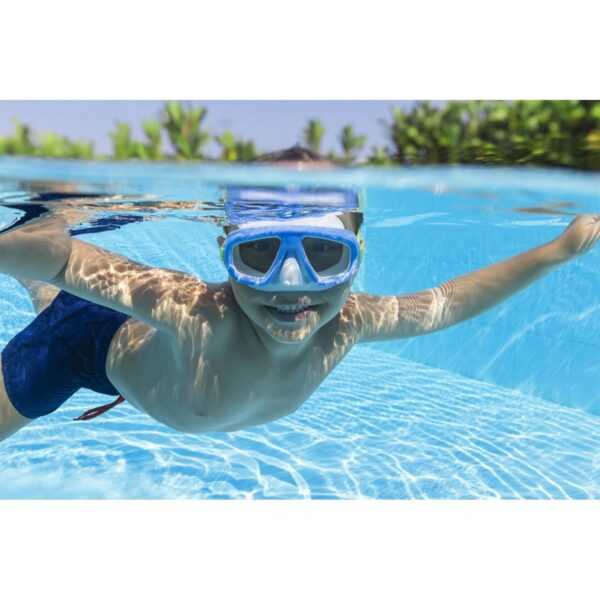 Ochelari de tip Masca pentru inot si scufundari, pentru copii, varsta 3+, culoare Albastru - imagine 8