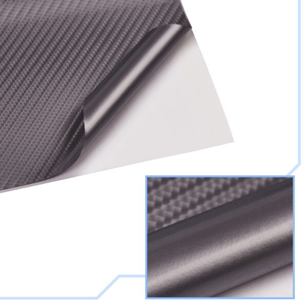 Folie colantare auto Carbon 5D Lacuit Argintiu (3,0m x 1,52m) - imagine 5
