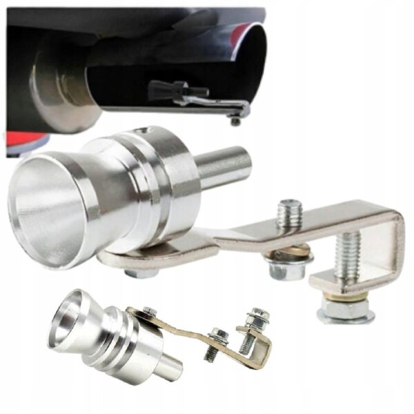 Fluier din aluminiu pentru toba marime L, compatibil cu motoare intre 2000 - 2400 cc - imagine 4