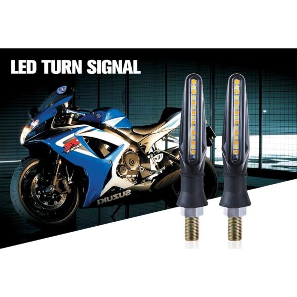 Set 2 lampi Semnalizare Moto SECVENTIALA, cu 2 functii, pozitie si semnalizare, AVX-ZD59B - imagine 4